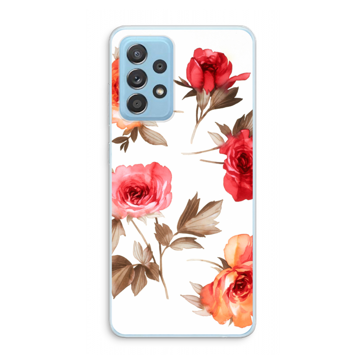 Roosjes: Samsung Galaxy A73 Transparant Hoesje
