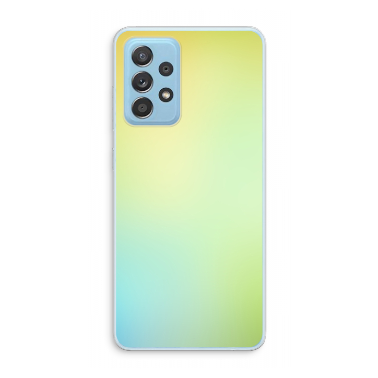 Minty mist pastel: Samsung Galaxy A73 Transparant Hoesje