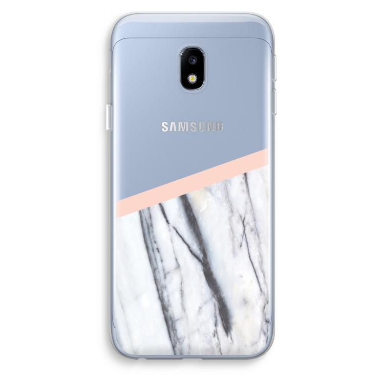 A touch of peach: Samsung Galaxy J3 (2017) Transparant Hoesje