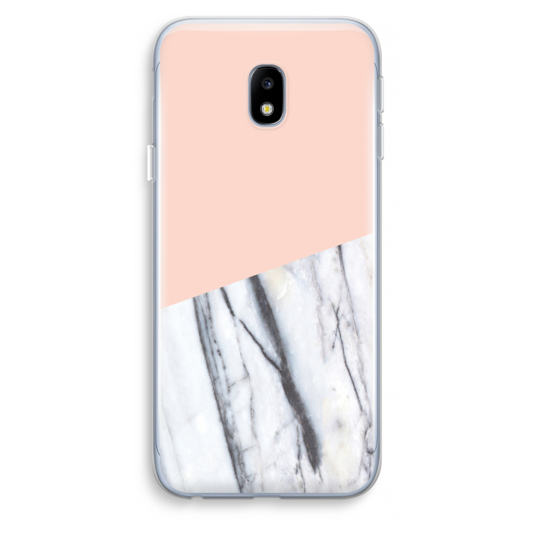 A touch of peach: Samsung Galaxy J3 (2017) Transparant Hoesje