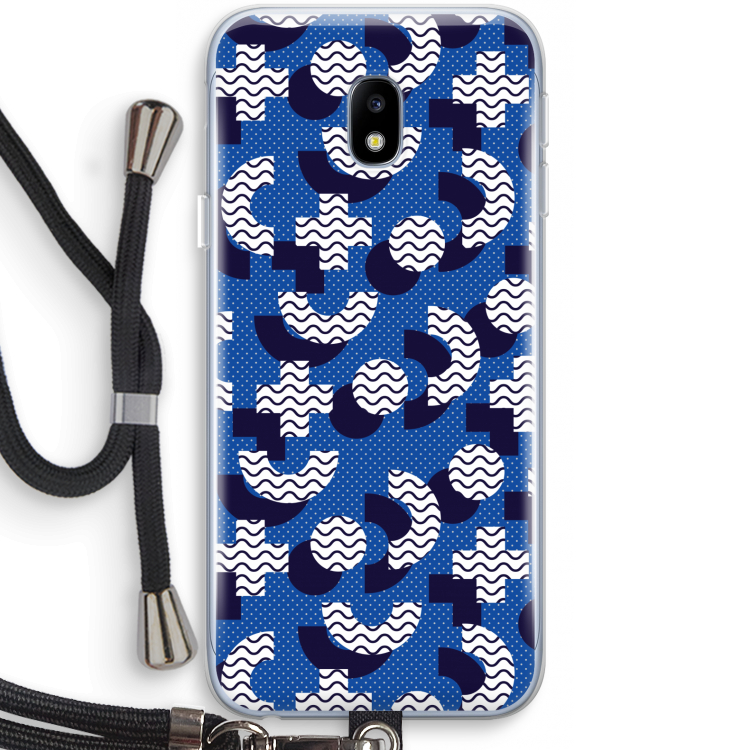 8-bit N°5: Samsung Galaxy J3 (2017) Transparant Hoesje met koord