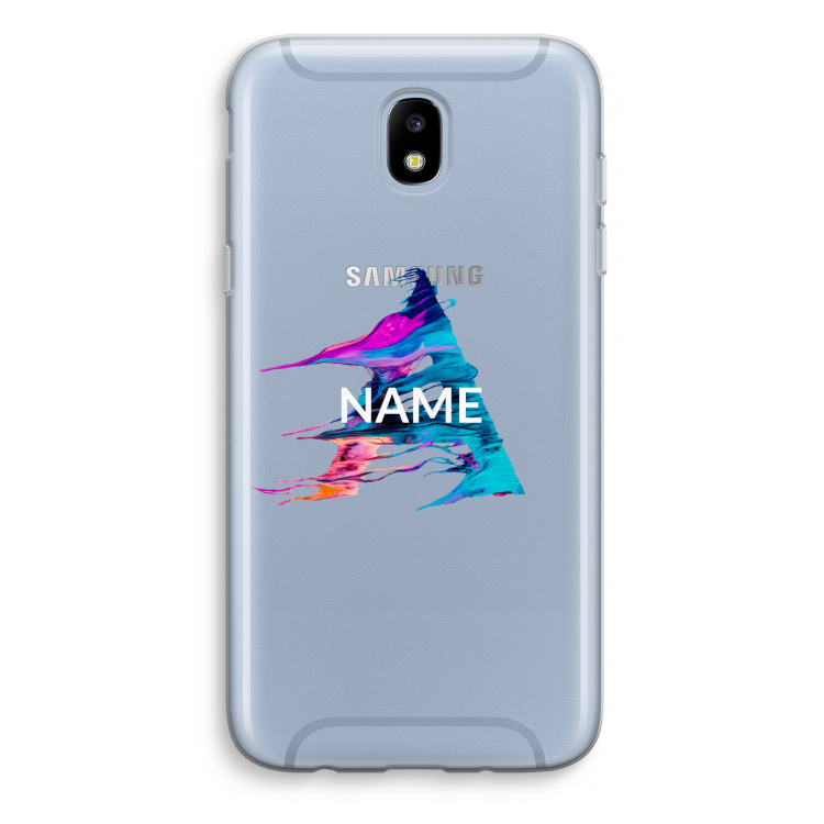 Abstract Spectrum: Samsung Galaxy J5 (2017) Transparant Hoesje