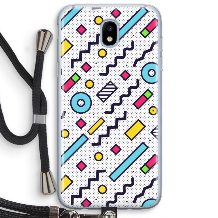 8-bit N°8: Samsung Galaxy J5 (2017) Transparant Hoesje met koord