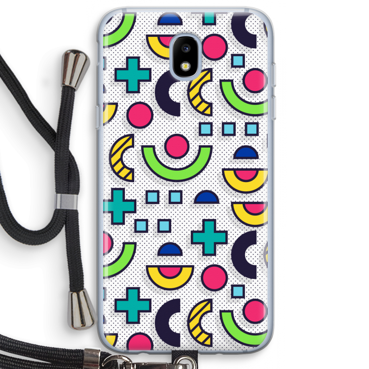 8-bit N°6: Samsung Galaxy J5 (2017) Transparant Hoesje met koord
