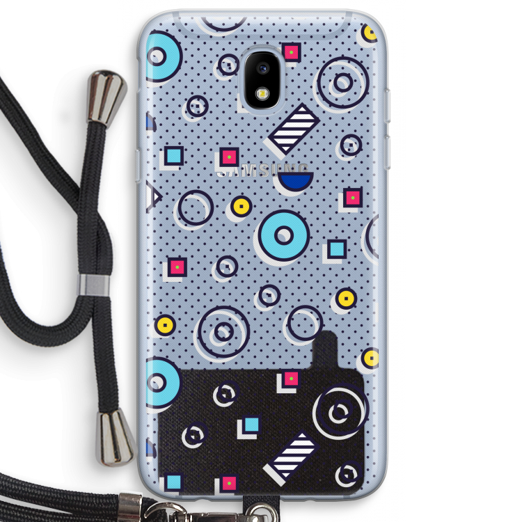 8-bit N°9: Samsung Galaxy J5 (2017) Transparant Hoesje met koord