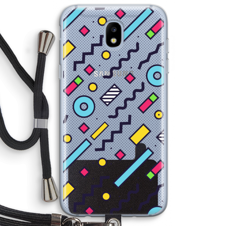 8-bit N°8: Samsung Galaxy J5 (2017) Transparant Hoesje met koord