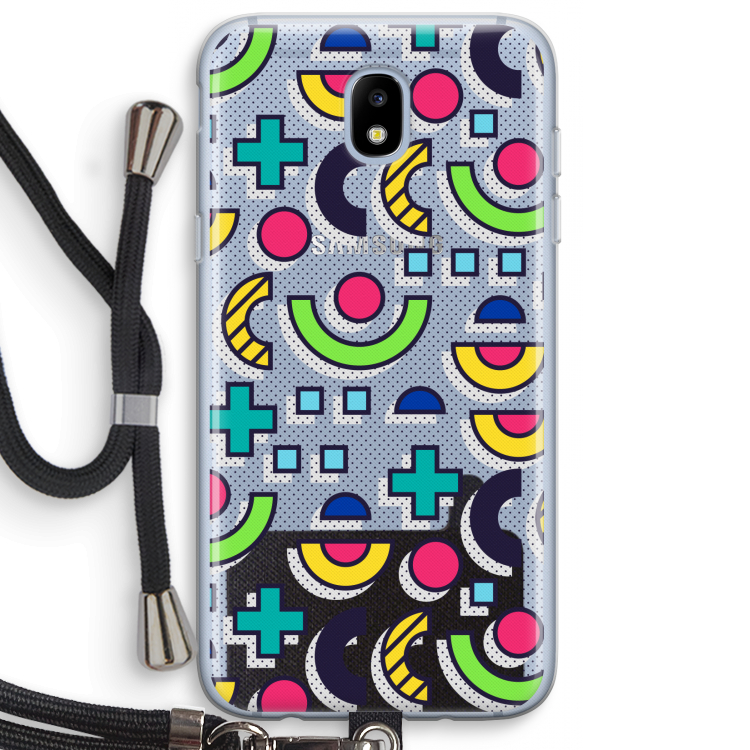 8-bit N°6: Samsung Galaxy J5 (2017) Transparant Hoesje met koord