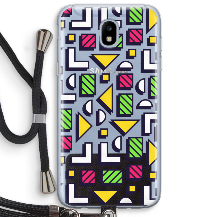 8-bit N°4: Samsung Galaxy J5 (2017) Transparant Hoesje met koord