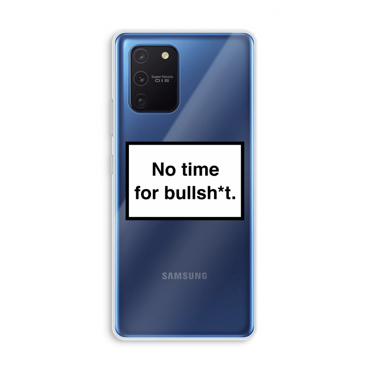 No time: Samsung Galaxy Note 10 Lite Transparant Hoesje