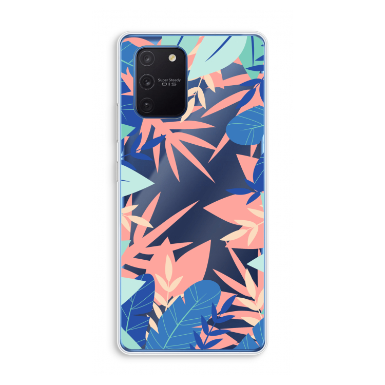 Tropisch: Samsung Galaxy Note 10 Lite Transparant Hoesje