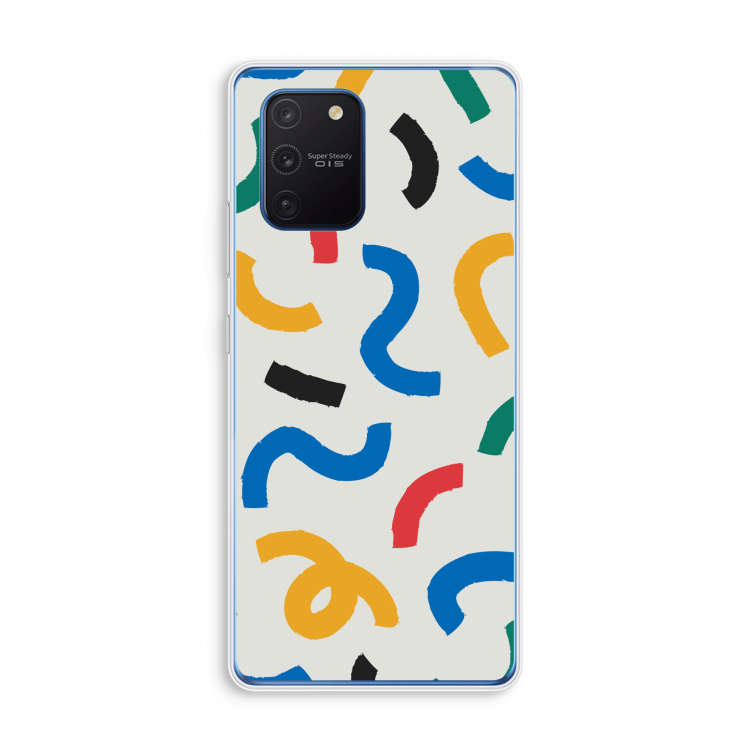 Illustratieve pop 2: Samsung Galaxy Note 10 Lite Transparant Hoesje