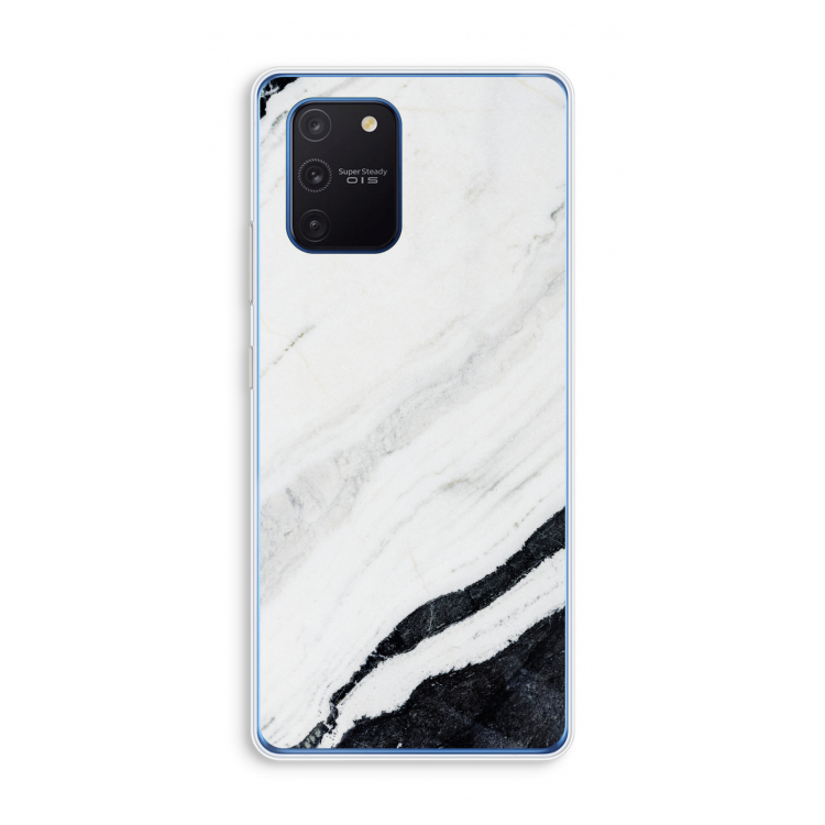 Elegante marmer: Samsung Galaxy Note 10 Lite Transparant Hoesje