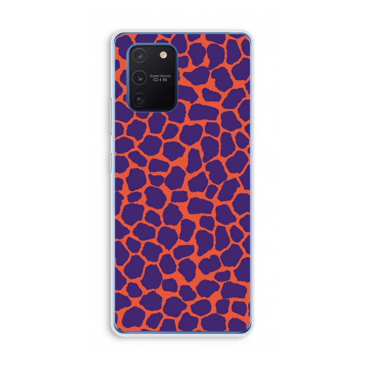 Purple Giraffe: Samsung Galaxy Note 10 Lite Transparant Hoesje