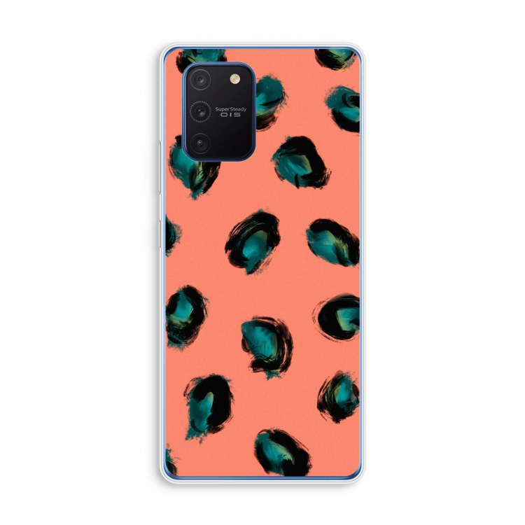 Pink Cheetah: Samsung Galaxy Note 10 Lite Transparant Hoesje