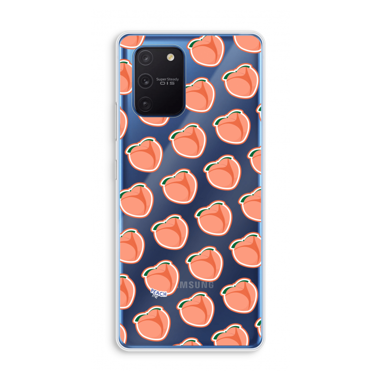 Just peachy: Samsung Galaxy Note 10 Lite Transparant Hoesje
