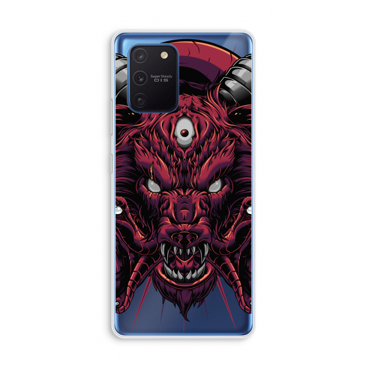 Hell Hound and Serpents: Samsung Galaxy Note 10 Lite Transparant Hoesje