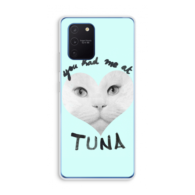 You had me at tuna: Samsung Galaxy Note 10 Lite Transparant Hoesje