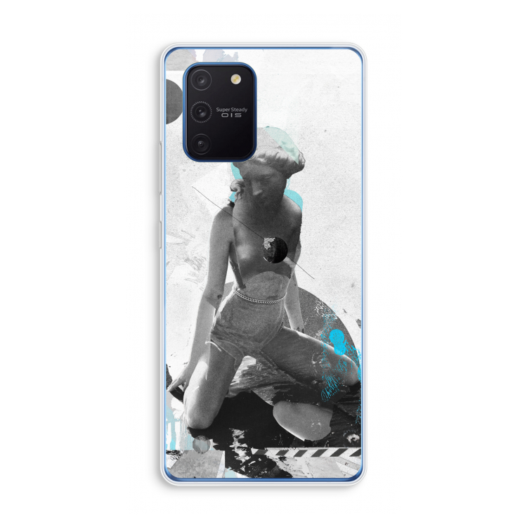I will not feel a thing: Samsung Galaxy Note 10 Lite Transparant Hoesje
