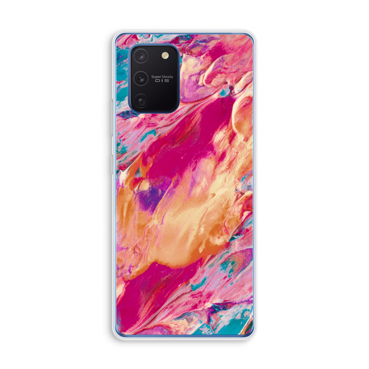 Pastel Echoes: Samsung Galaxy Note 10 Lite Transparant Hoesje