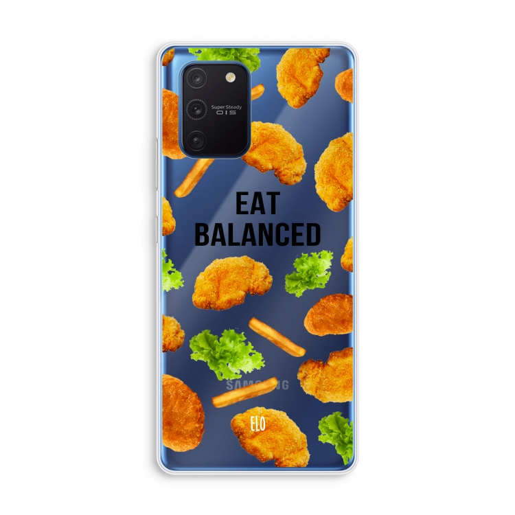 Eat Balanced: Samsung Galaxy Note 10 Lite Transparant Hoesje