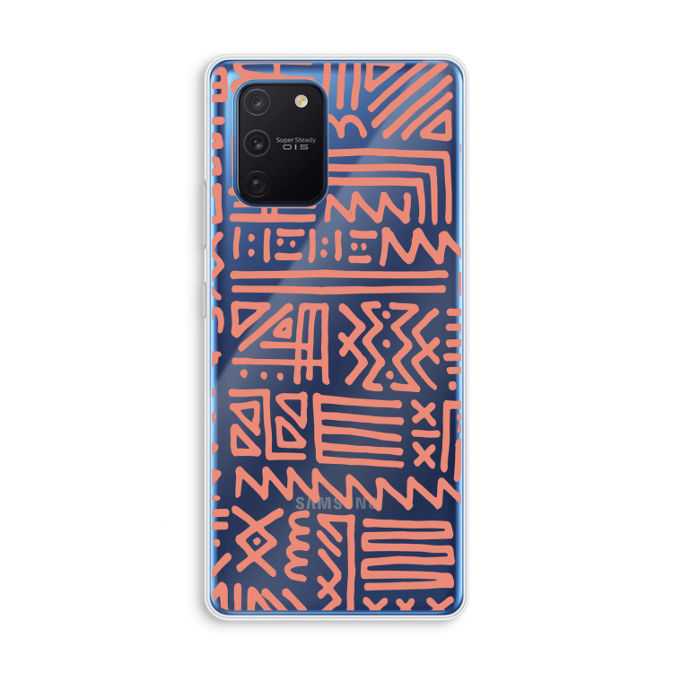 Marrakech Pink: Samsung Galaxy Note 10 Lite Transparant Hoesje