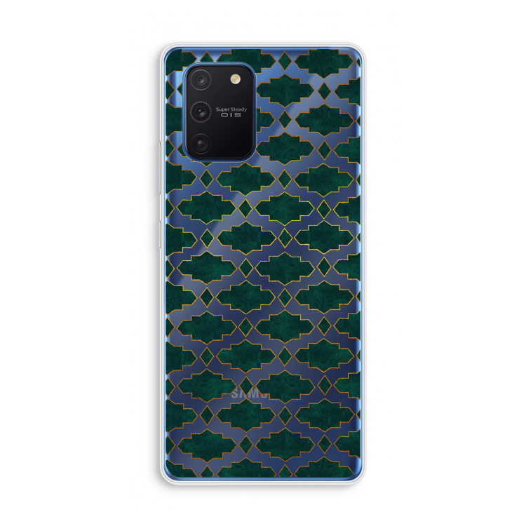 Moroccan tiles: Samsung Galaxy Note 10 Lite Transparant Hoesje