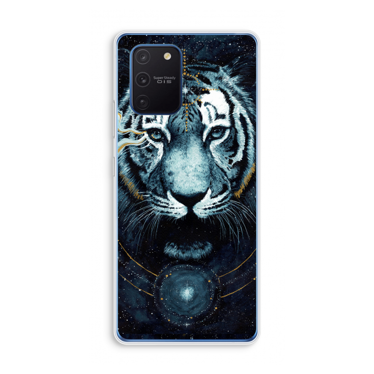 Darkness Tiger: Samsung Galaxy Note 10 Lite Transparant Hoesje