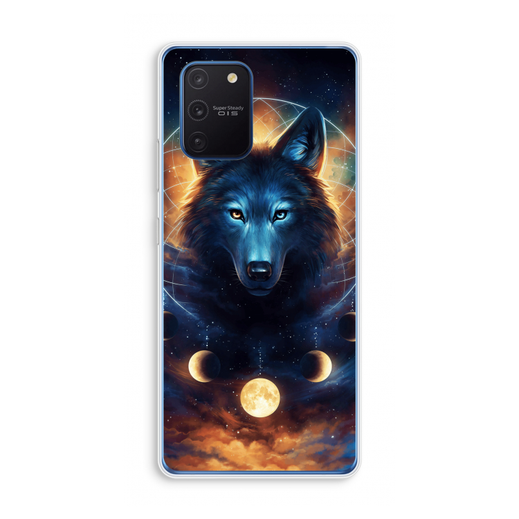 Wolf Dreamcatcher: Samsung Galaxy Note 10 Lite Transparant Hoesje
