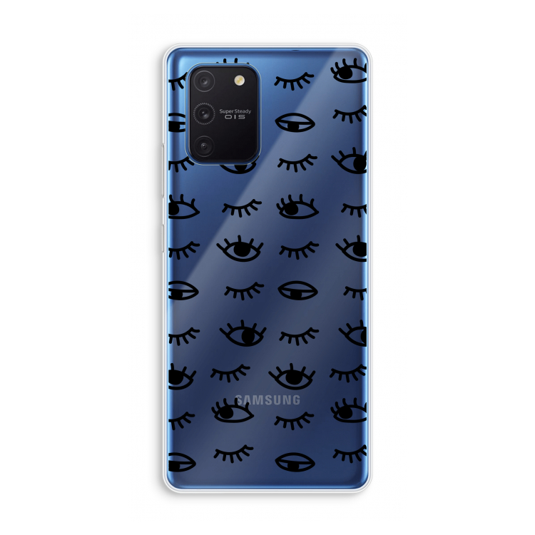 Eye pattern #2: Samsung Galaxy Note 10 Lite Transparant Hoesje