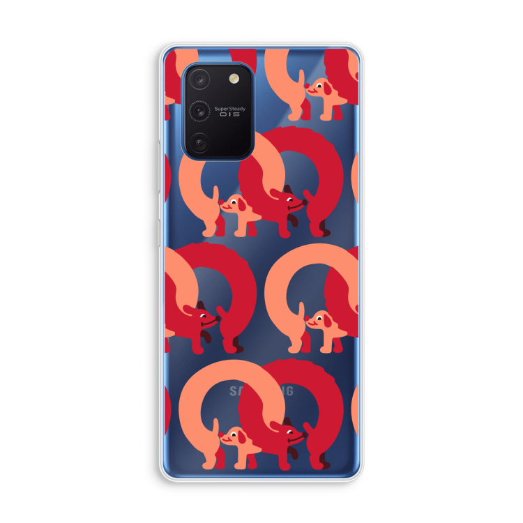 Dogs: Samsung Galaxy Note 10 Lite Transparant Hoesje