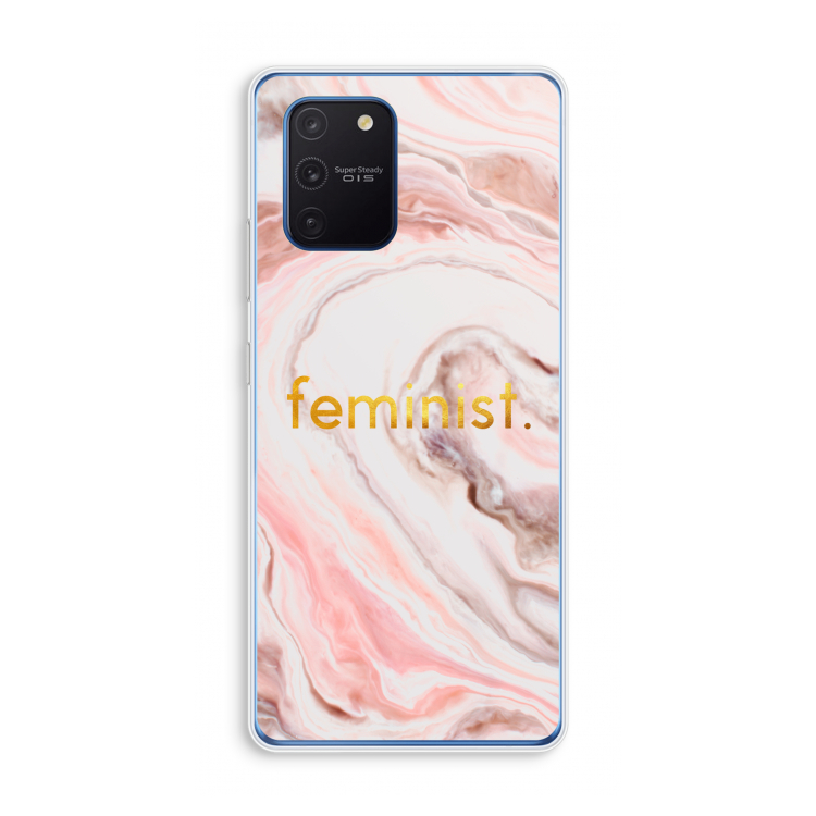 Feminist: Samsung Galaxy Note 10 Lite Transparant Hoesje