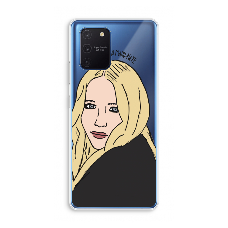Mary Kate: Samsung Galaxy Note 10 Lite Transparant Hoesje