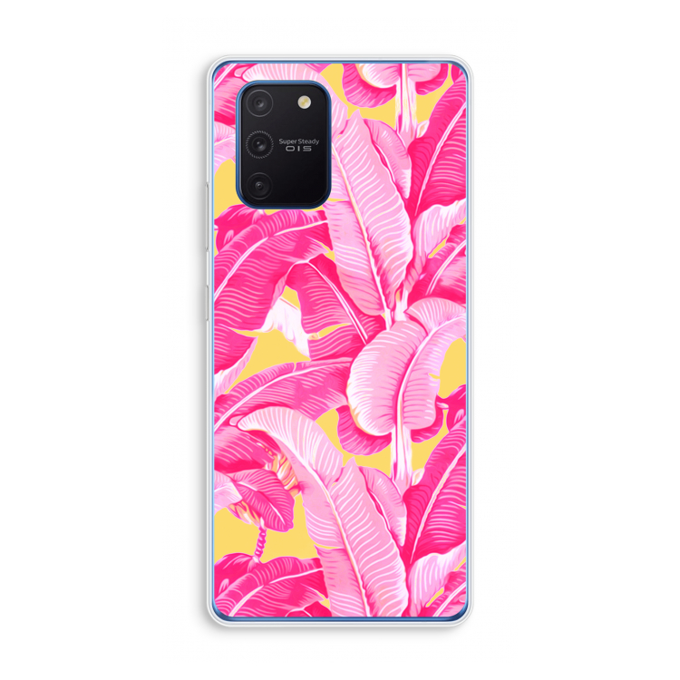 Pink Banana: Samsung Galaxy Note 10 Lite Transparant Hoesje