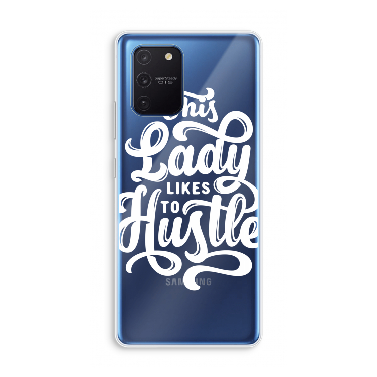 Hustle Lady: Samsung Galaxy Note 10 Lite Transparant Hoesje