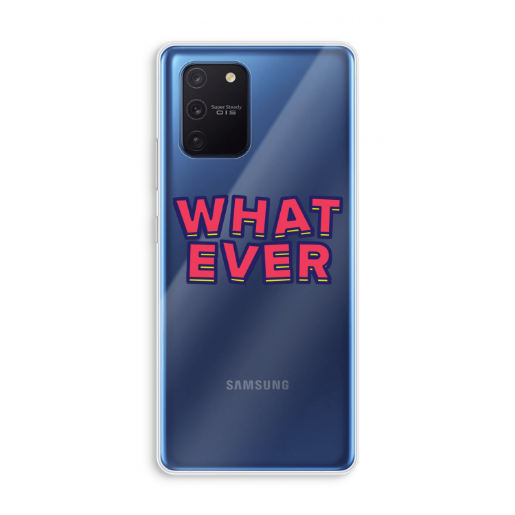 Whatever: Samsung Galaxy Note 10 Lite Transparant Hoesje