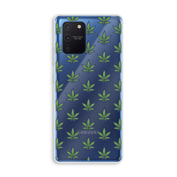 Weed: Samsung Galaxy Note 10 Lite Transparant Hoesje