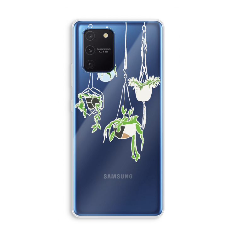 Hang In There: Samsung Galaxy Note 10 Lite Transparant Hoesje