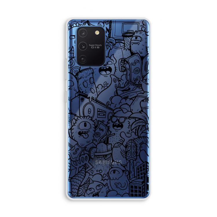 Vexx Black City : Samsung Galaxy Note 10 Lite Transparant Hoesje