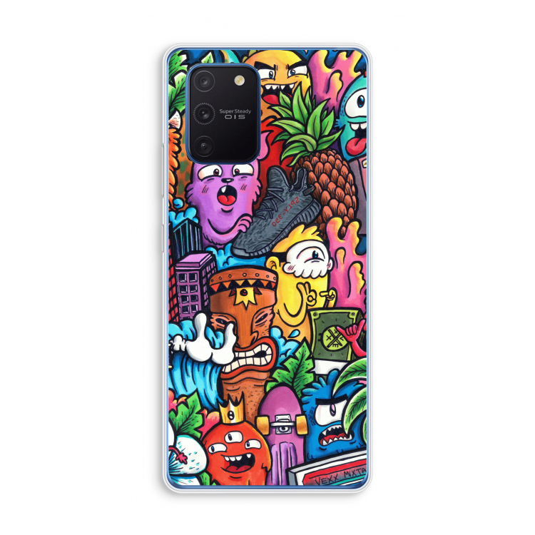 Vexx Mixtape: Samsung Galaxy Note 10 Lite Transparant Hoesje