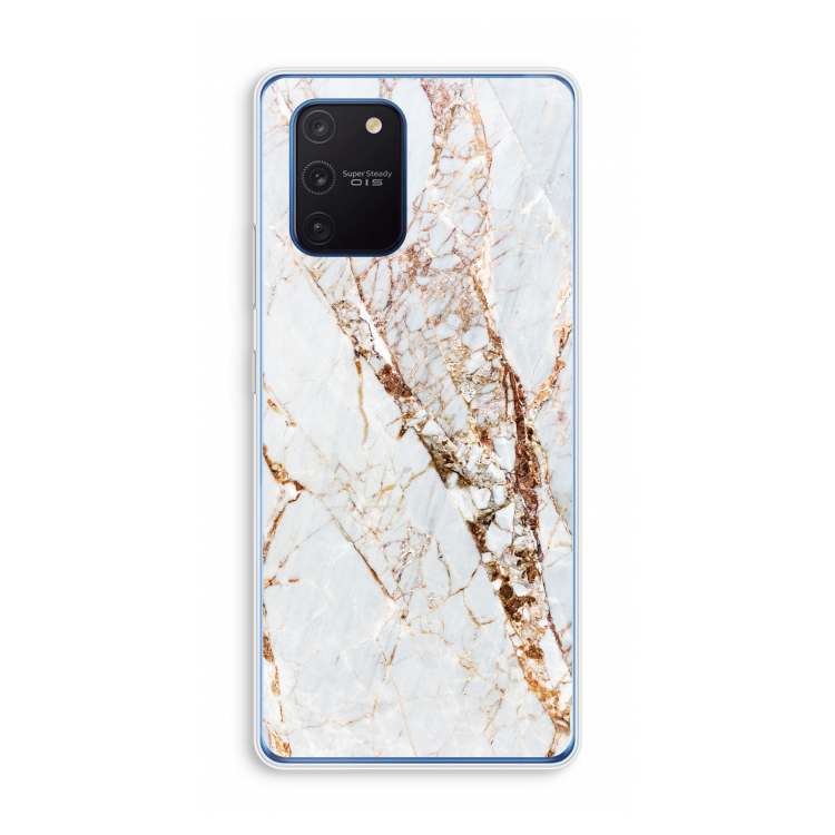 Goud marmer: Samsung Galaxy Note 10 Lite Transparant Hoesje