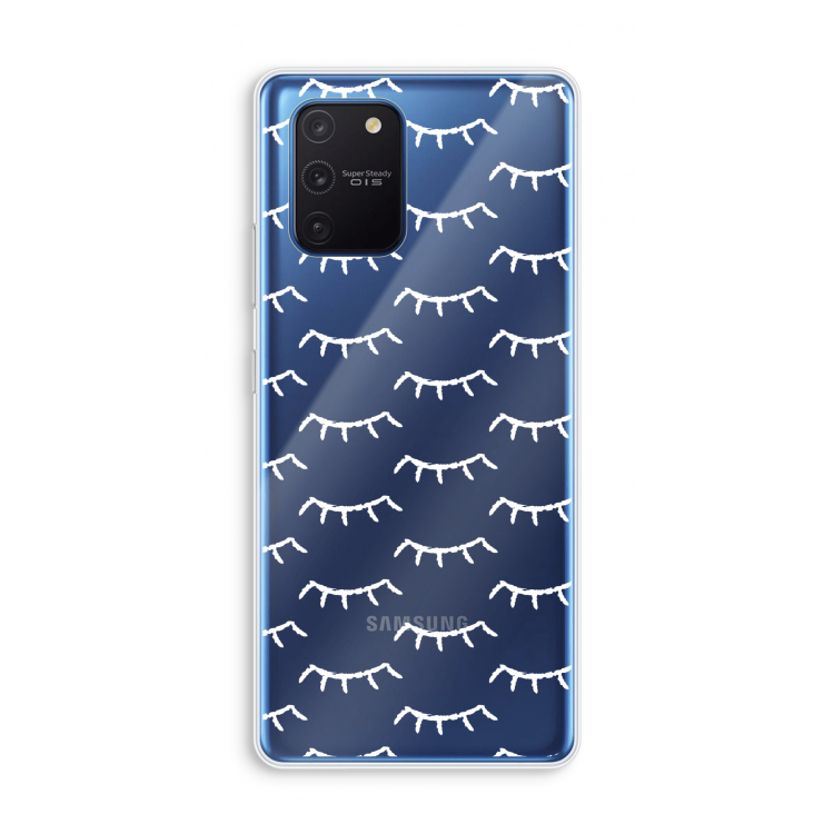 Wimpers: Samsung Galaxy Note 10 Lite Transparant Hoesje