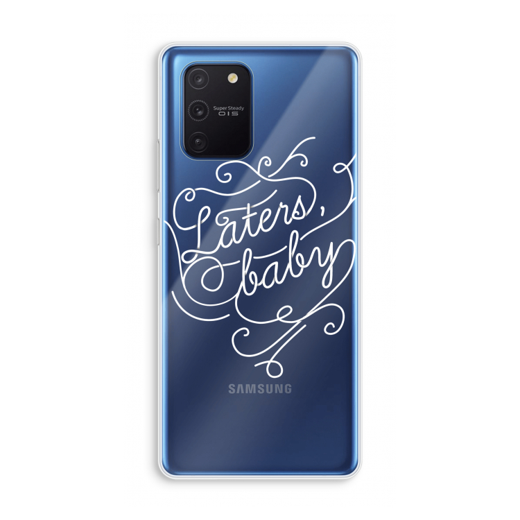 Laters, baby: Samsung Galaxy Note 10 Lite Transparant Hoesje
