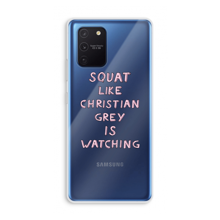 Christian Grey: Samsung Galaxy Note 10 Lite Transparant Hoesje