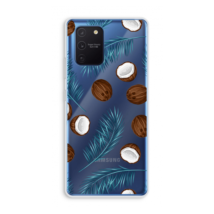 Kokosnoot roze: Samsung Galaxy Note 10 Lite Transparant Hoesje