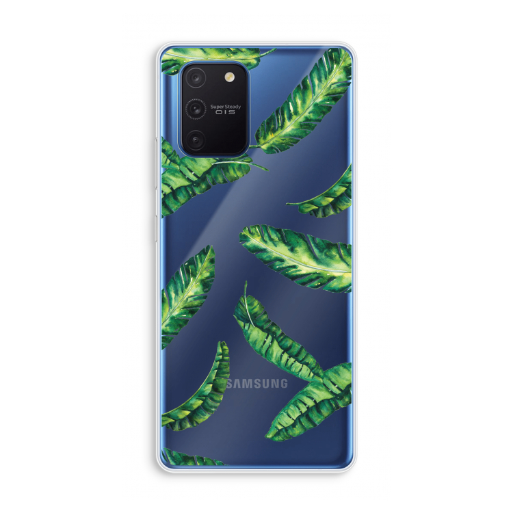 Lange bladeren: Samsung Galaxy Note 10 Lite Transparant Hoesje