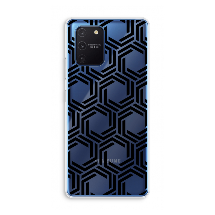 Geometrisch patroon: Samsung Galaxy Note 10 Lite Transparant Hoesje