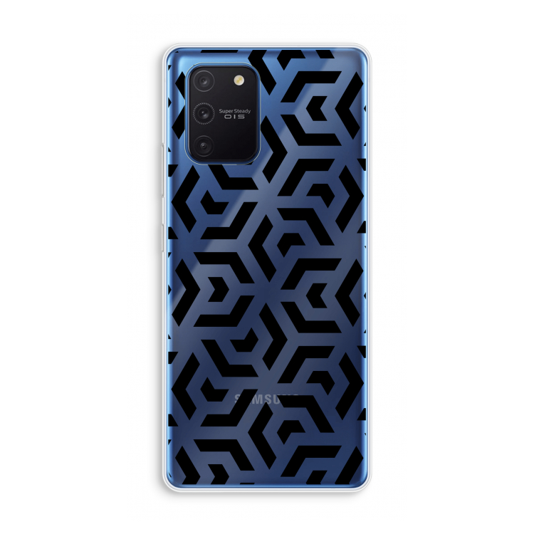 Crazy pattern: Samsung Galaxy Note 10 Lite Transparant Hoesje