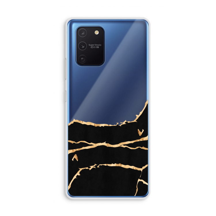 Gouden marmer: Samsung Galaxy Note 10 Lite Transparant Hoesje