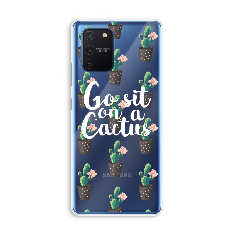 Cactus quote: Samsung Galaxy Note 10 Lite Transparant Hoesje