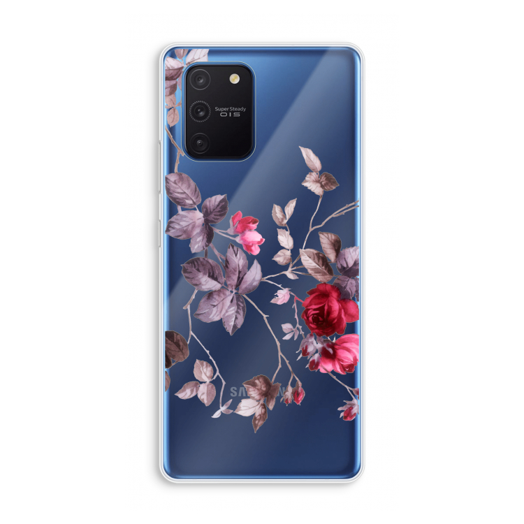 Mooie bloemen: Samsung Galaxy Note 10 Lite Transparant Hoesje